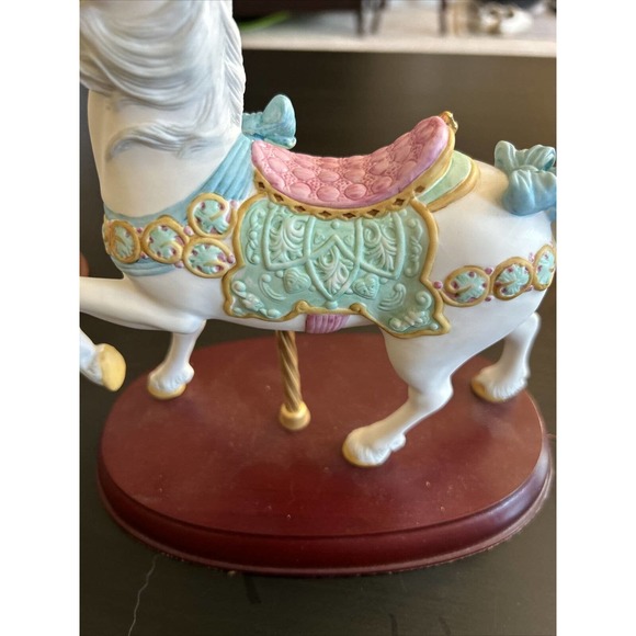 Lenox Carousel Collection Set of 3 Horse Porcelain Figurines Collectible Vintage - Picture 9 of 16